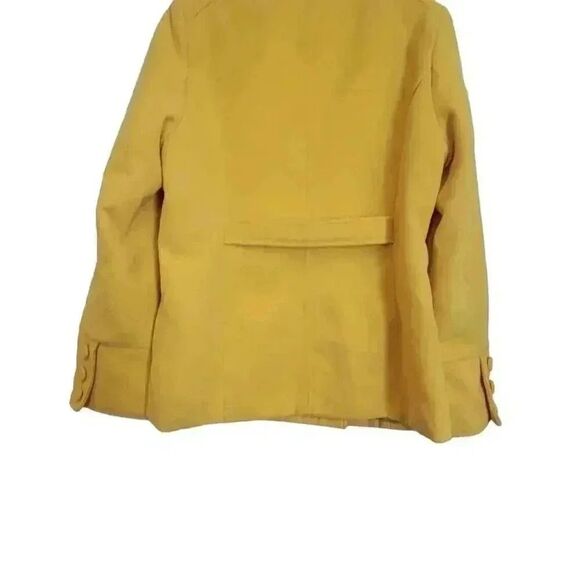 Cotton On Women's Canary Yellow Poly/Viscose Fleece Lined Short Double Breasted - Picture 7 of 9